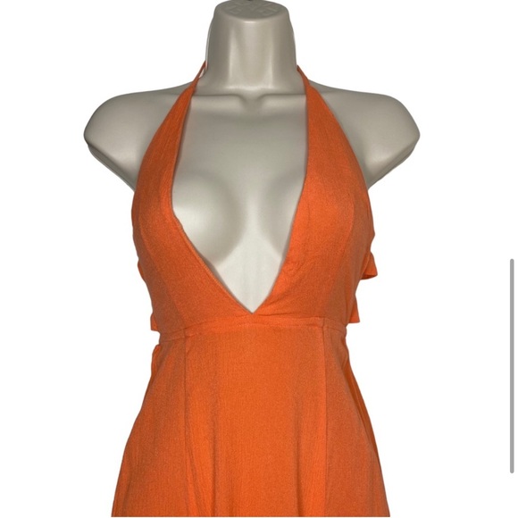 REVOLVE superdown | NWOT Arina Maxi Dress in Bright Orange Size XXS - Picture 4 of 9